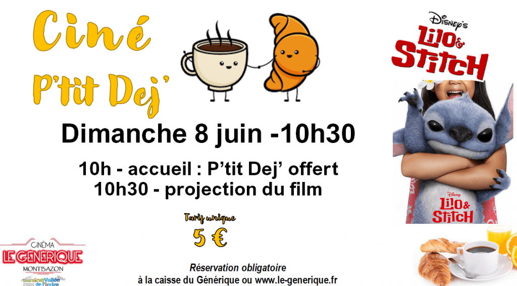 actualité Ciné P'tit Dej' Lilo & Stich