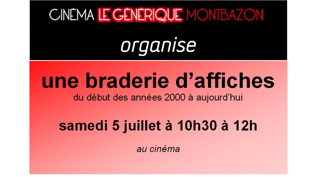 actualité braderie d'affiches